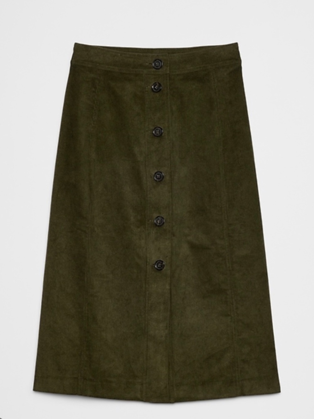 Gap Corduroy Skirt: Dark Green